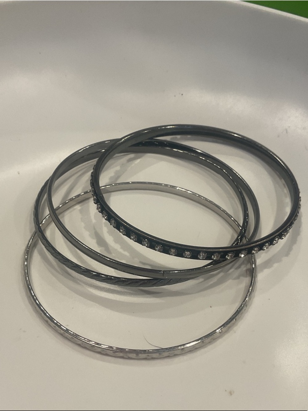 Stackable Bangle Bracelet Set - Picture 2 of 2